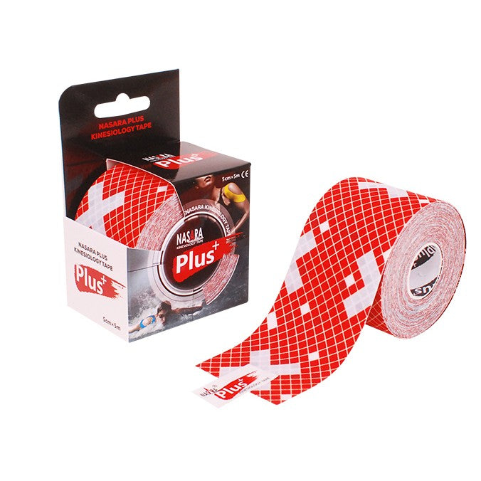 Nasara Plus - Kinesiotape Design Tape - Zwitserland - 5cm x 5m - Intertaping.nl