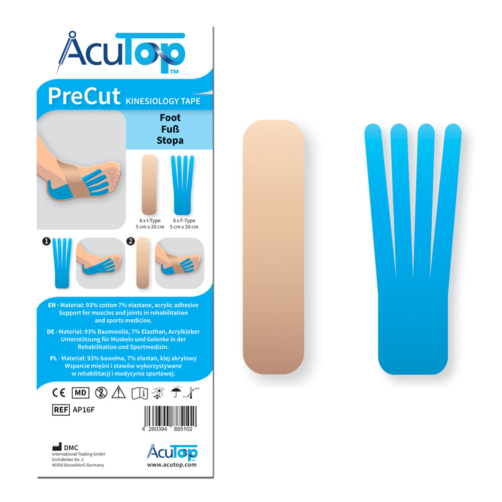 AcuTop precut voorgesneden kinesiologietape