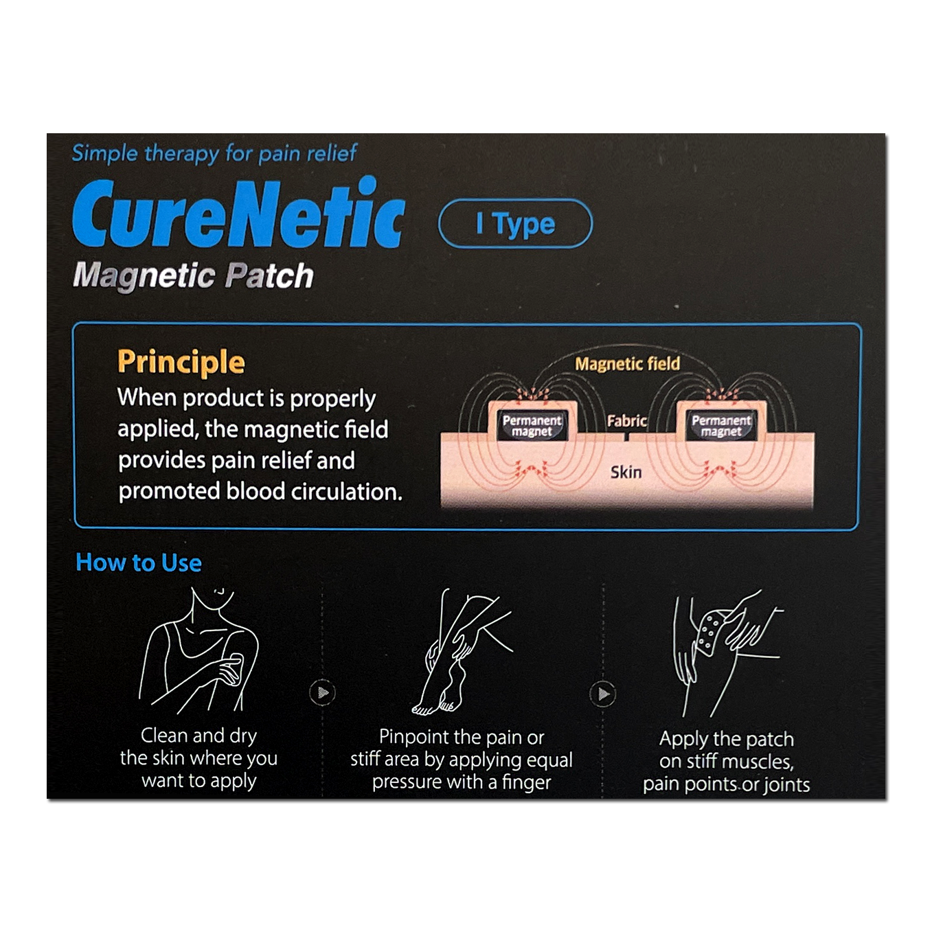 CureNetic Magnetische Pleister I Type