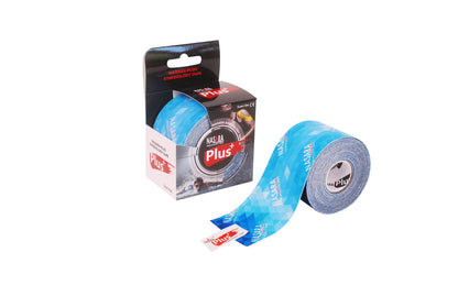 Nasara Plus - Kinesiotape Design Tape - Aquablauw- 5cm x 5m - Intertaping.nl