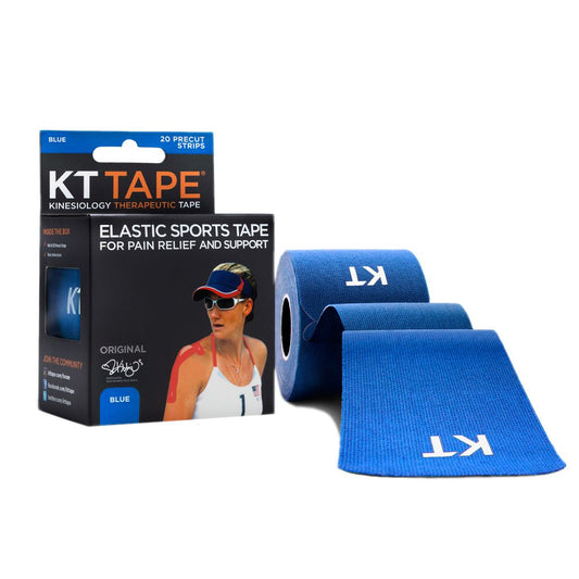 KT Tape Original - Forudskåret - Blå - 5cm x 5m